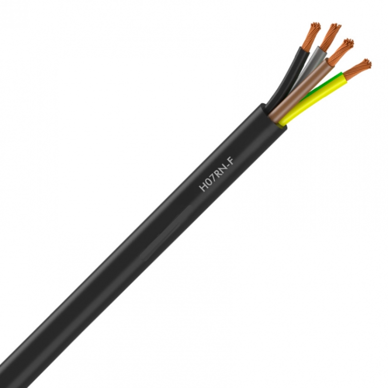 Flexible rubber cable type H07RN-F