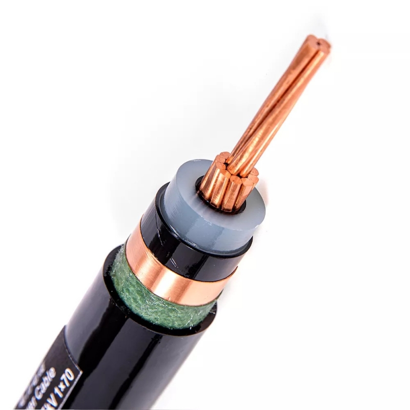 XLPE MV90     MV Power Cable with copper tape screen